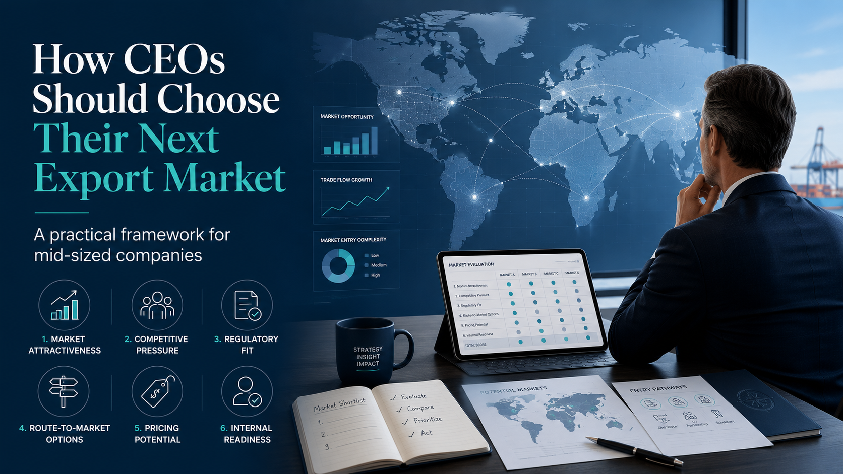 How CEOs Should Choose Their Next Export Market: A Practical Framework for Mid-Sized Companies
