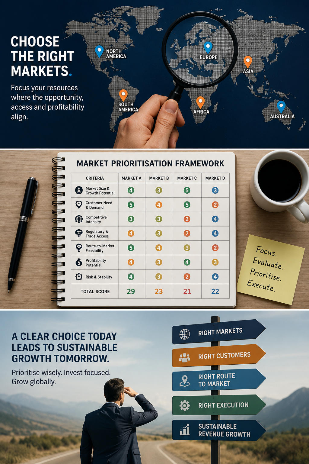 How to Prioritise International Markets: Choosing Where to Invest First
