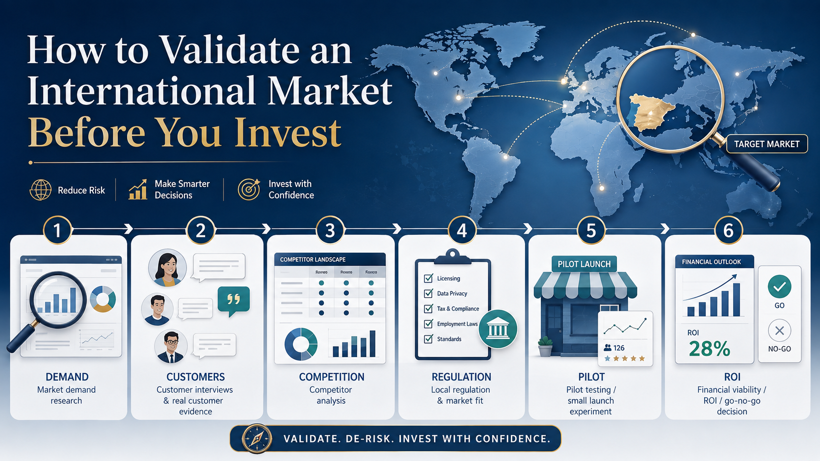 How to Validate an International Market Before You Invest