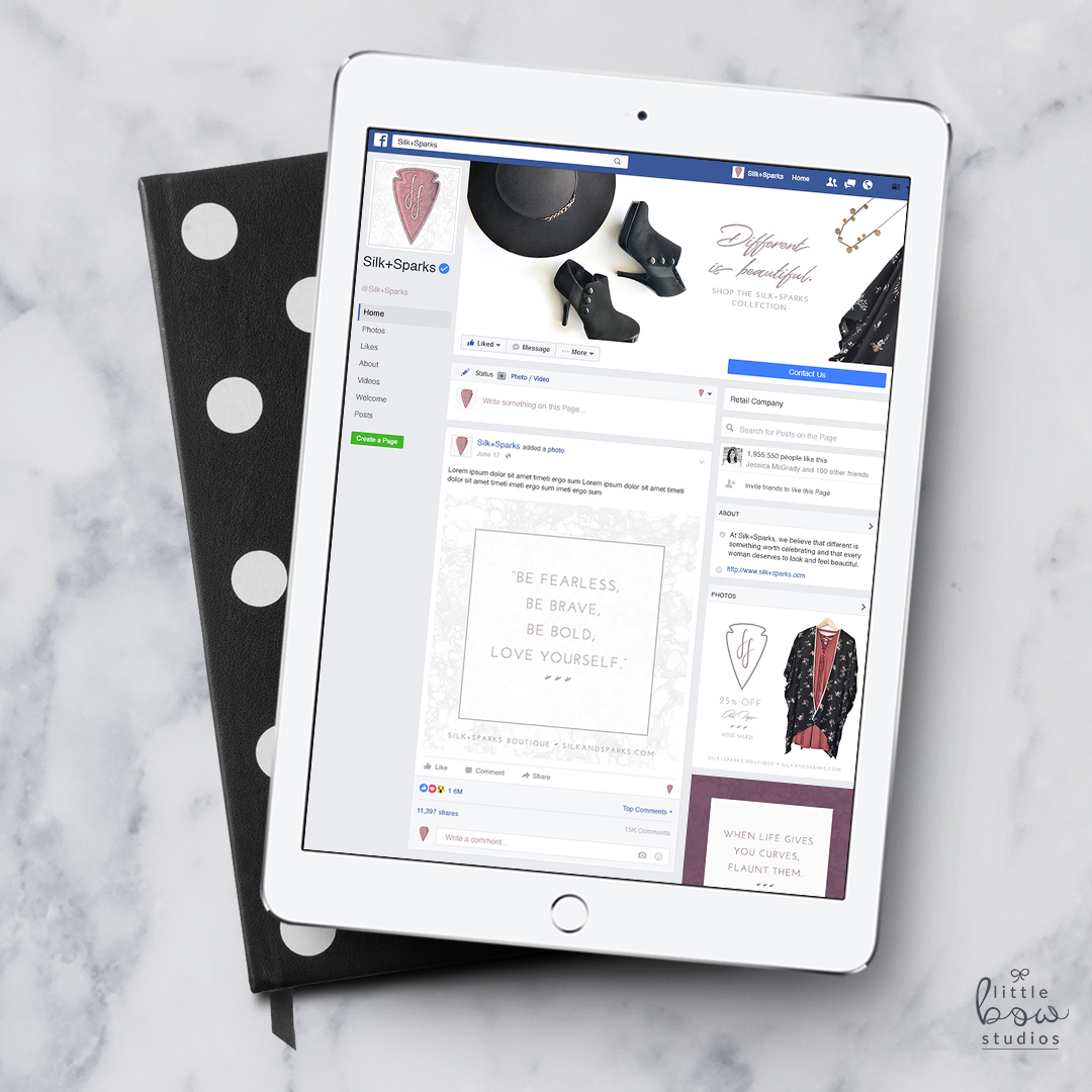 Social Media Mockup for Fashion Boutique