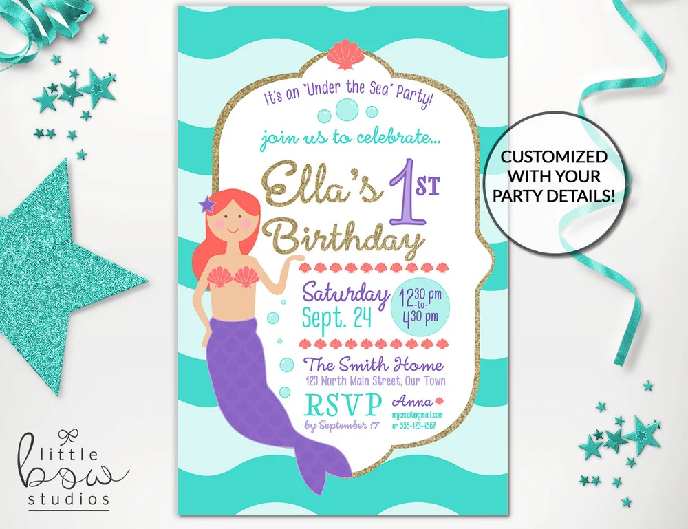 EDITABLE Pirate /& Mermaid DELUXE D.I.Y Party printables Instant Download NEW Under Sea Adventure party set Just Add Words!