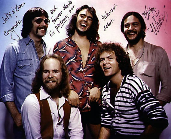 Mike Baney (left front)Mickey Foellger (right front)Mike Wheeler (left back)Steve Lester (did not appear on show)Jeff Seeman (right back)