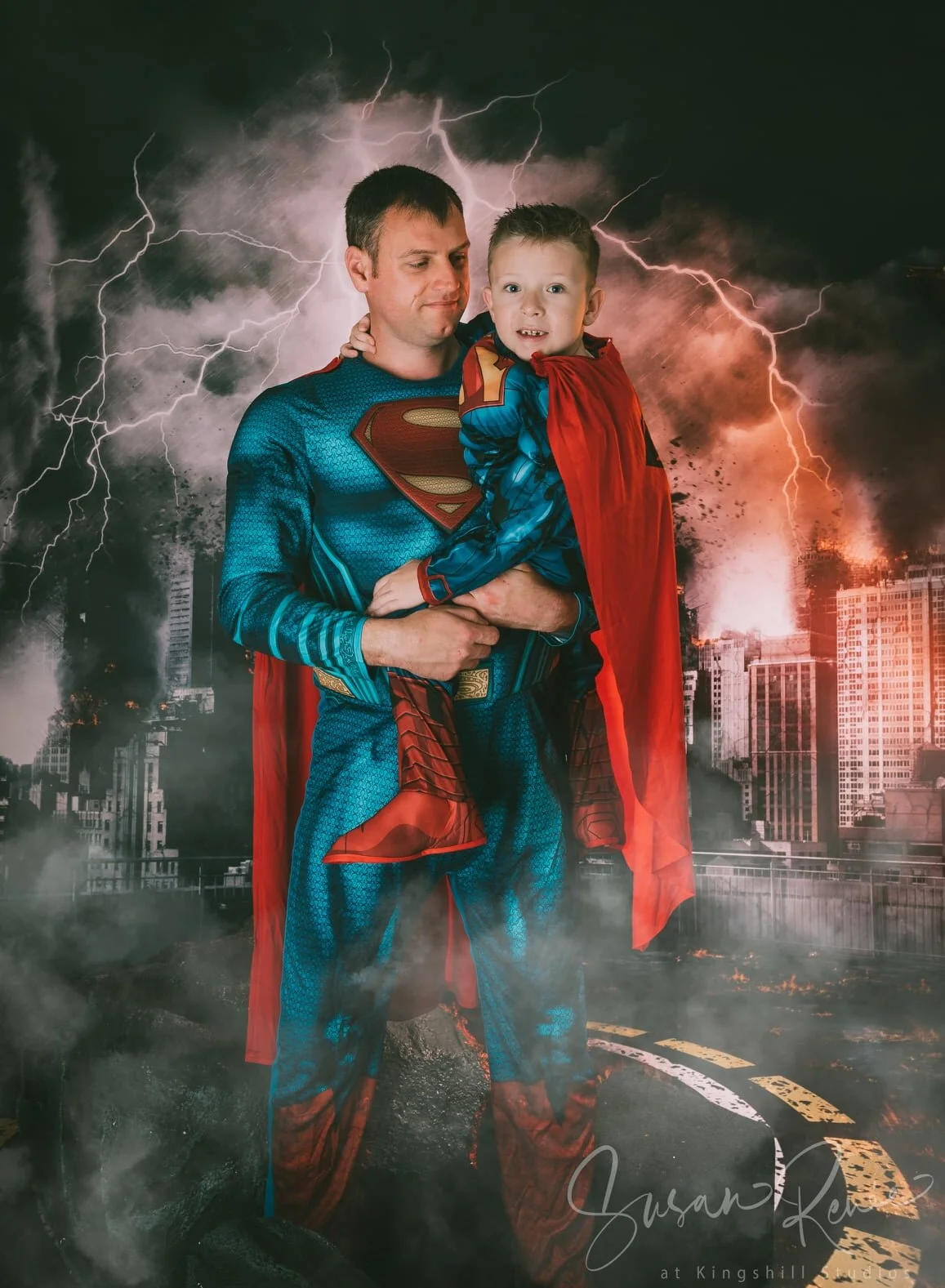 ‘Capow’ superhero portrait sessions