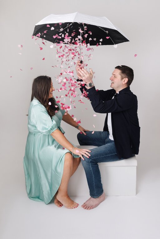 The baby's gender is revealed