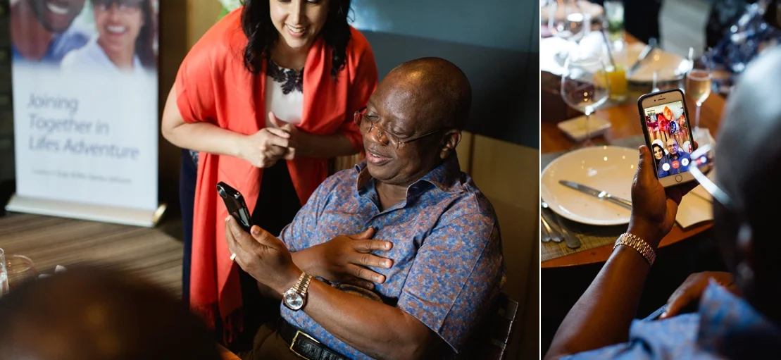 Devika and Rilwan's fathers meeting for the first time via Facetime
