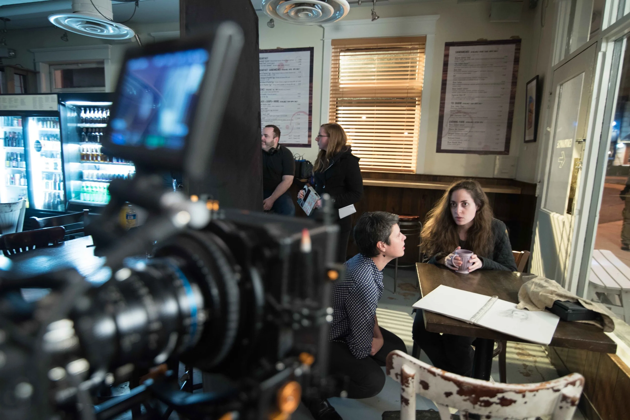 Giovanna works with Rebecca Wahls who plays Diana in JAVA (image Dixie D. Vereen)