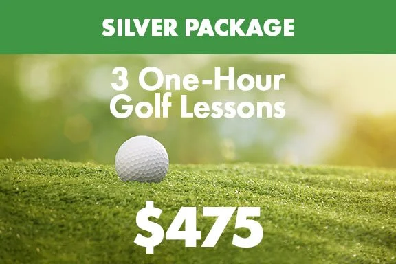 Three One Hour Golf Lessons
