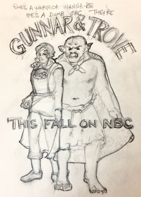I liked the orc character so much I think our characters should shoot a pilot.