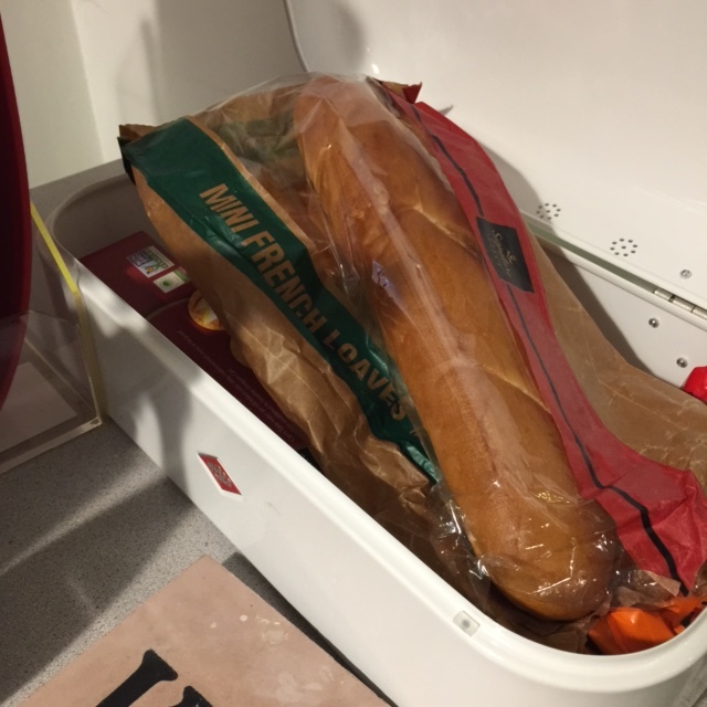My new bread box. The bread! It's still soft! I can't get over it!