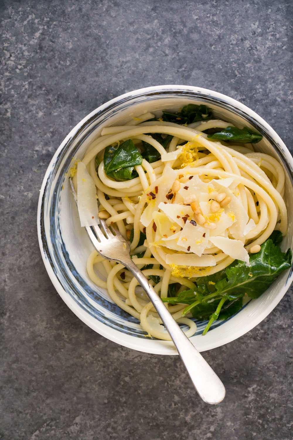 One Pot Pasta with Kale and Lemon — Amanda Frederickson