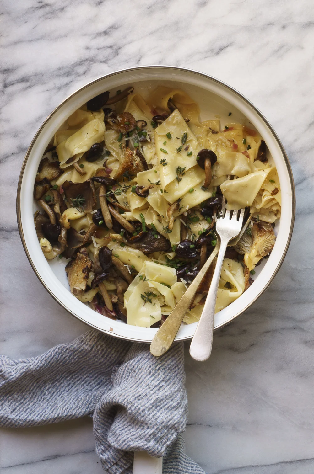 Wild Mushroom Pappardelle Pasta