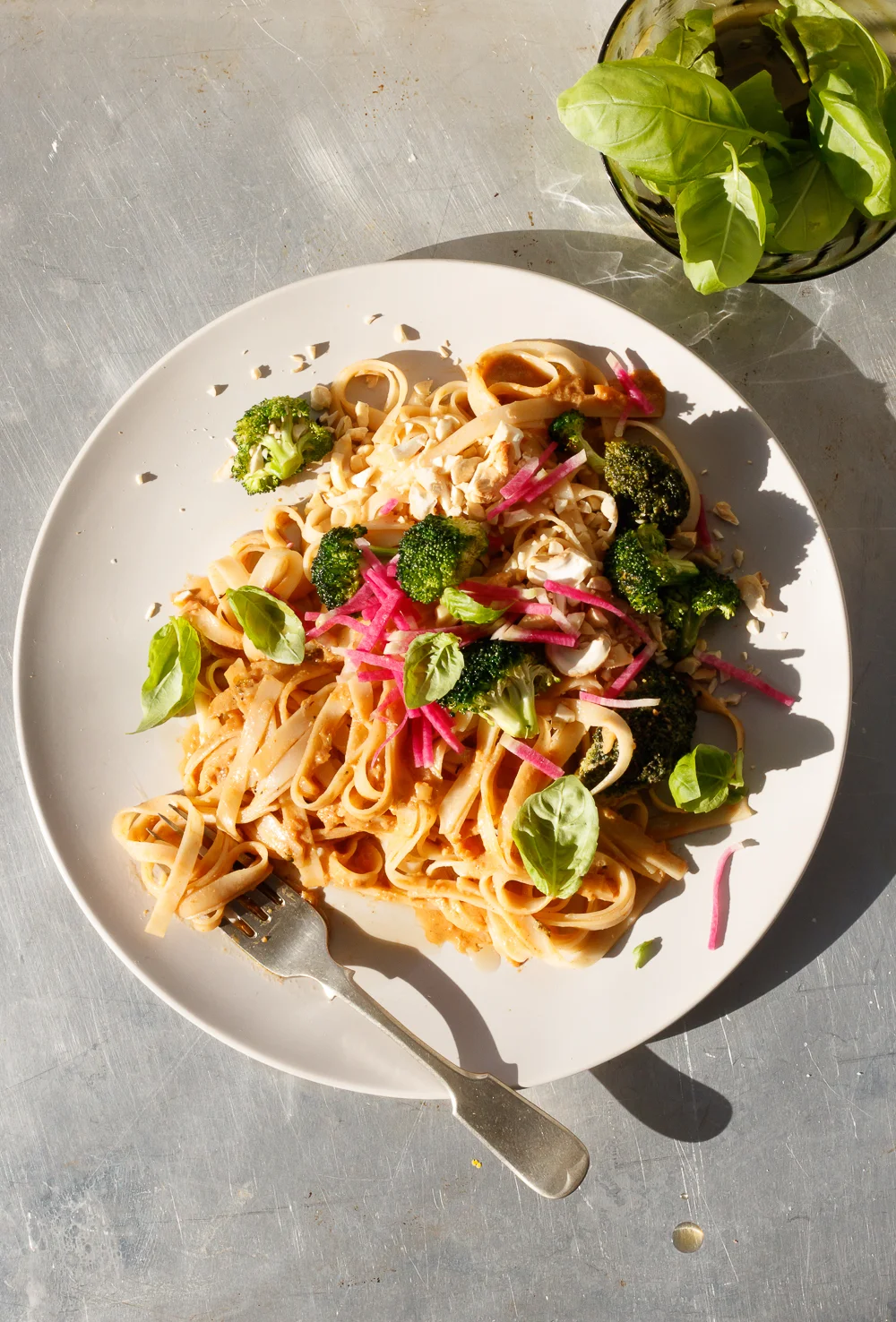 Sesame Noodles with Broccoli 