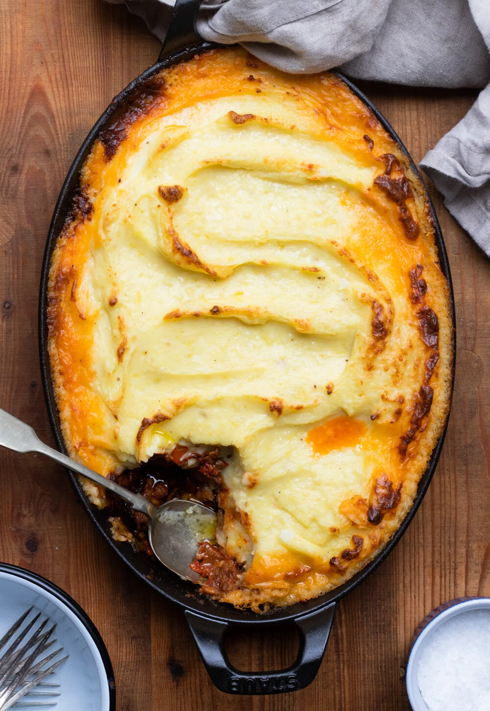 Shepherd's Pie with Ground Beef and Potatoes