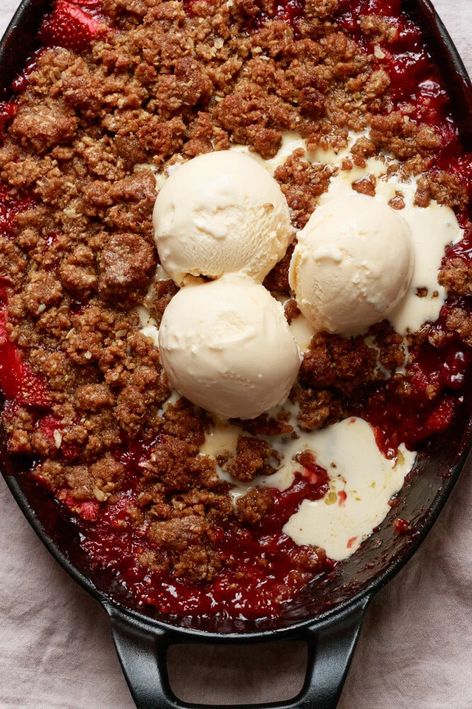 Strawberry Crumble 