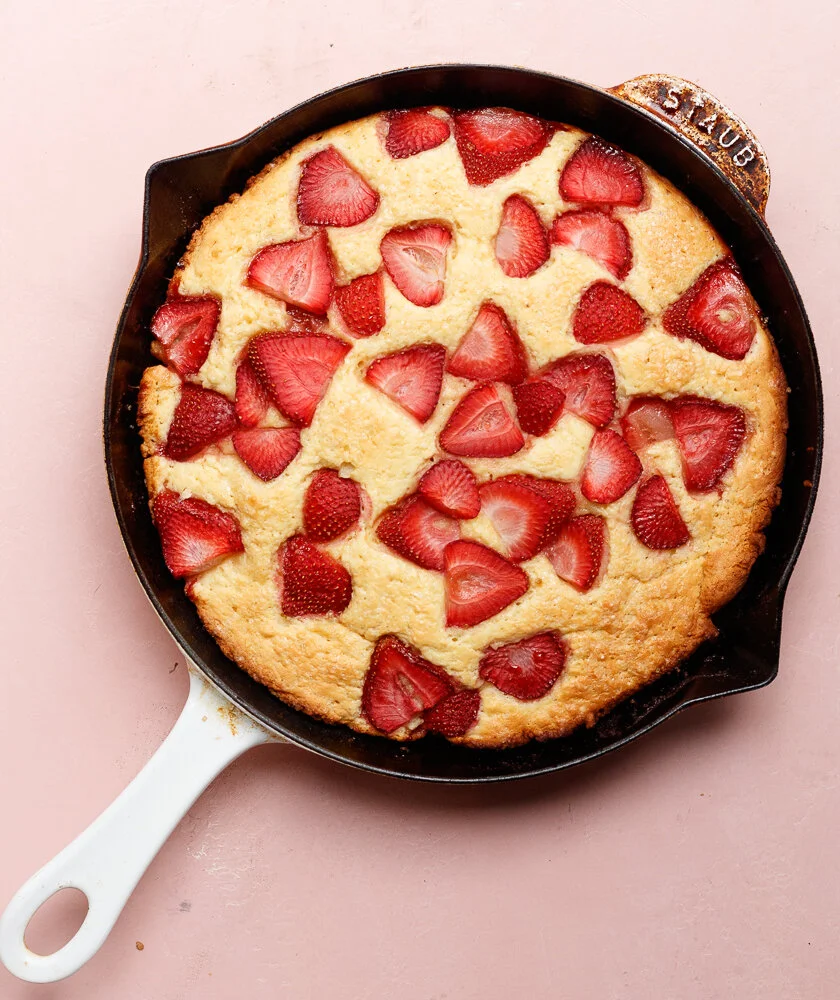 Baked Strawberry Pancake 
