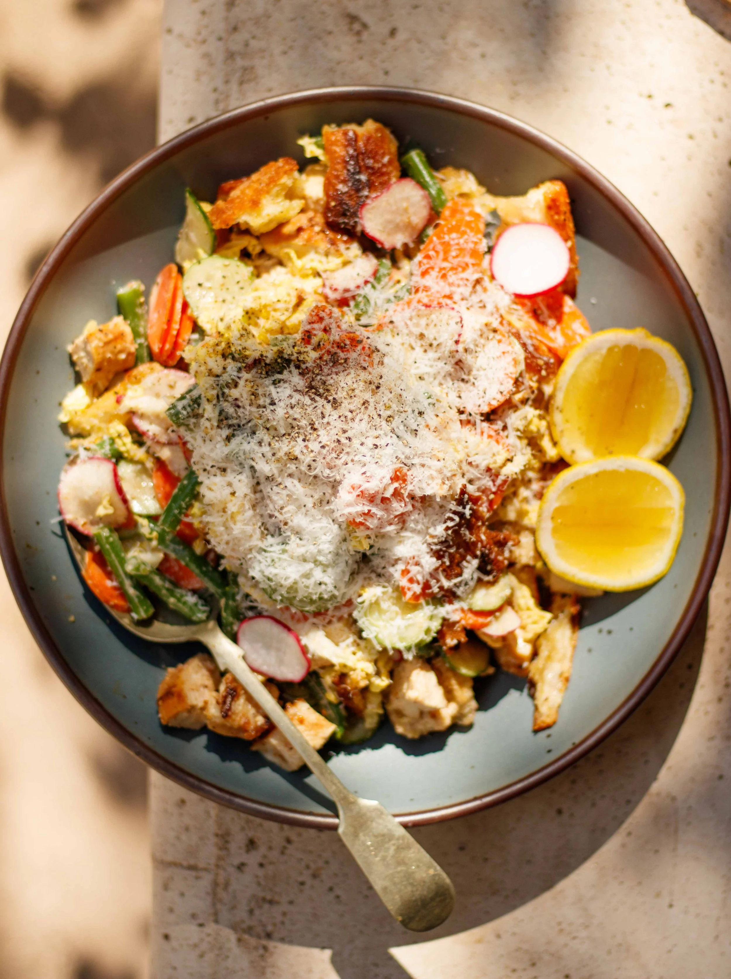 Clean Out Your Fridge - Chicken Caesar Salad 