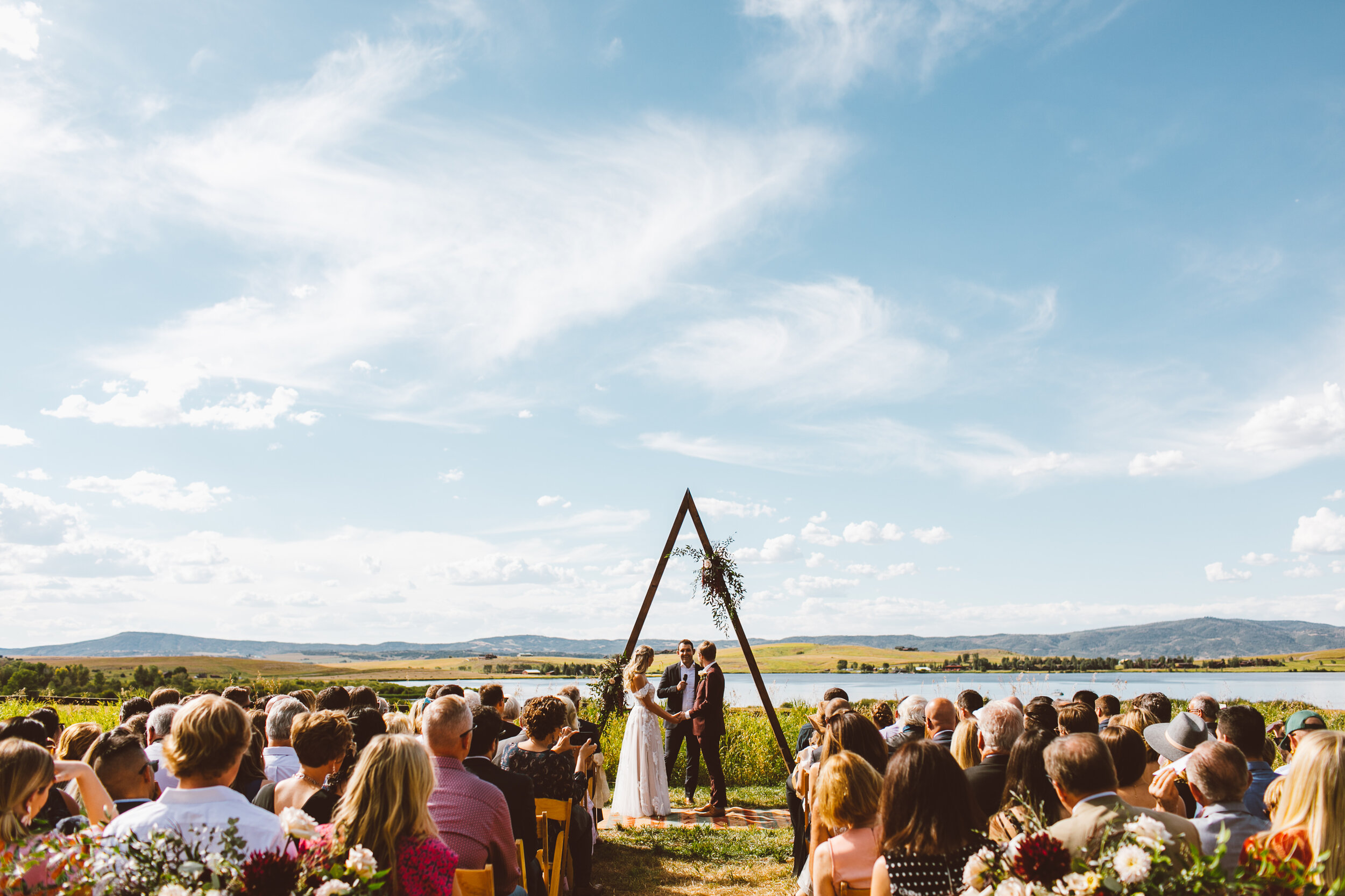 Steamboat Springs wedding ceremony