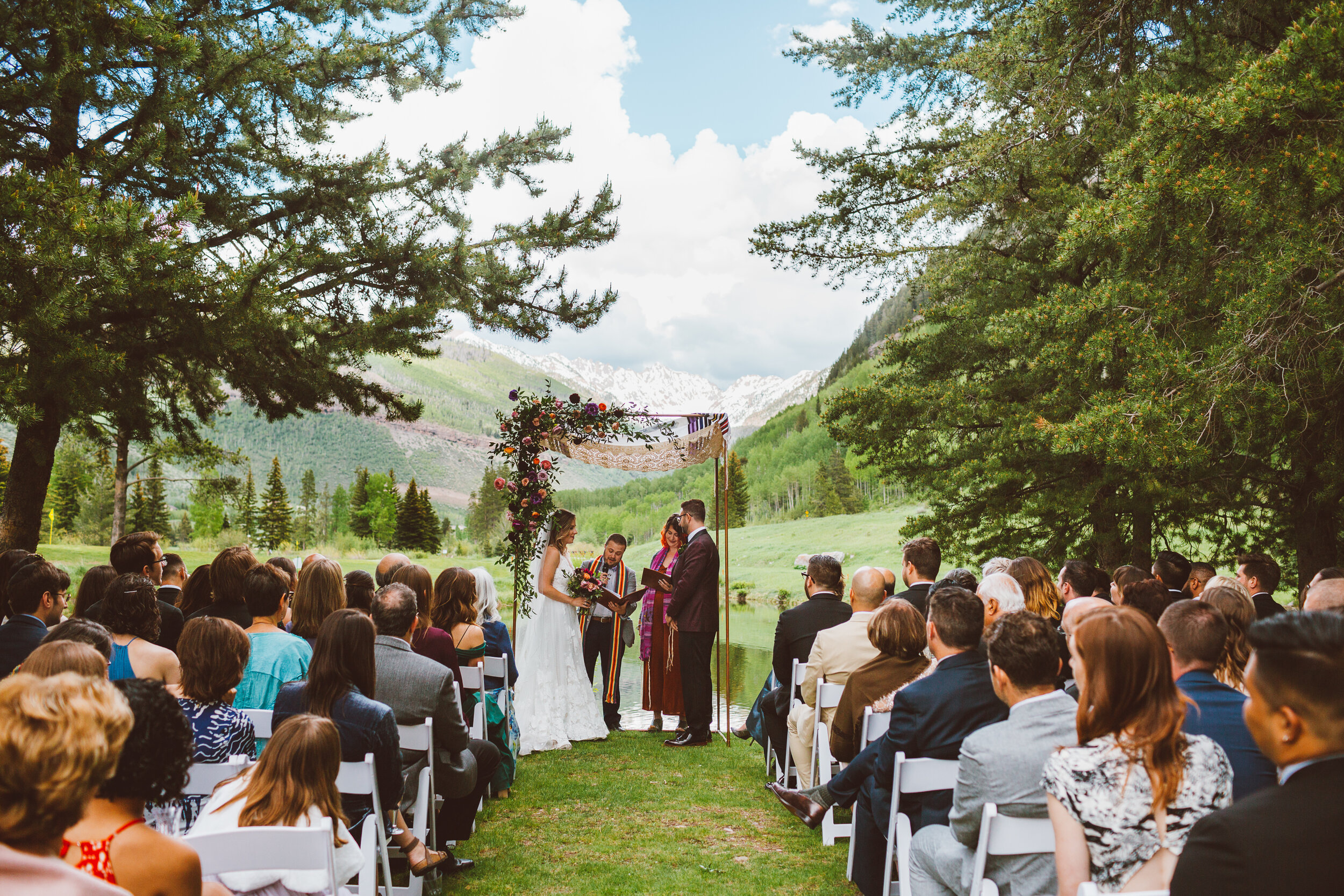 Vail outdoor summer wedding