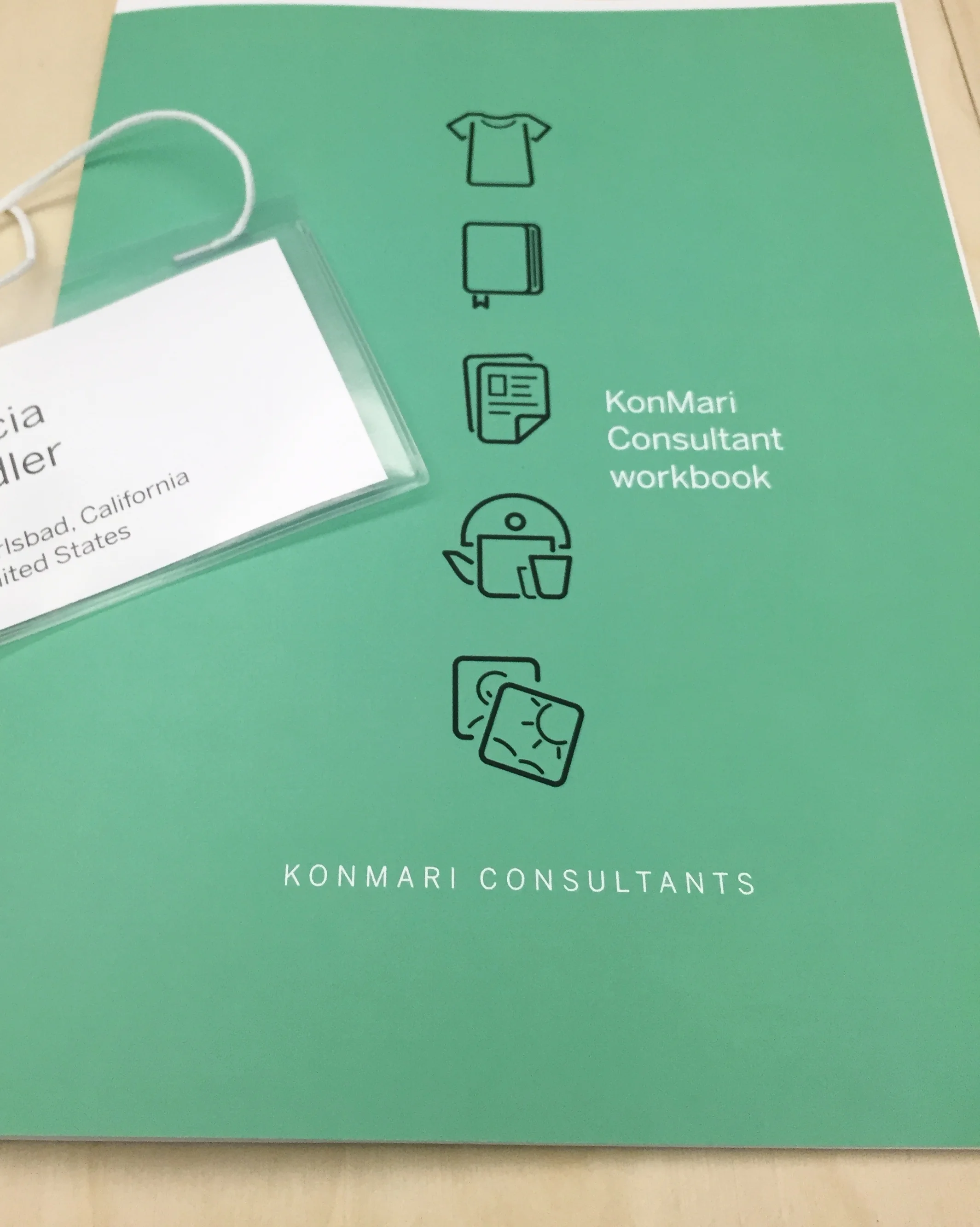 As a graduate of the KonMari Consultant Certification training seminar, we join a network of "tidying" consultants that continues to grow to help clients move to a clutter free life. This community shares skills to improve our level of service to clients.