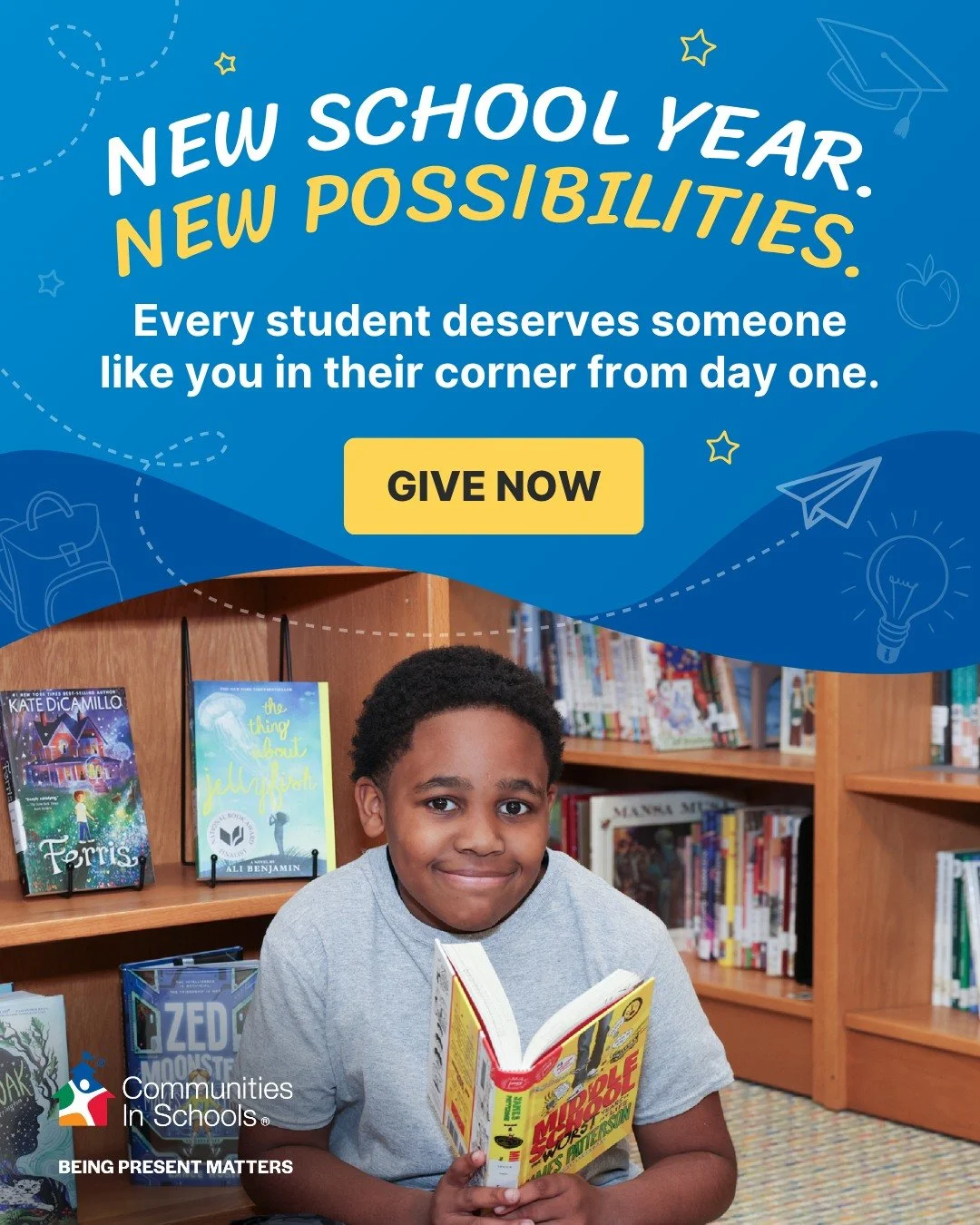 New school year. New possibilities. 📚

Every student deserves someone in their corner from day one &mdash; a caring adult who shows up, notices when they're struggling, and helps them stay on track.

That's what CIS site coordinators do, in more tha