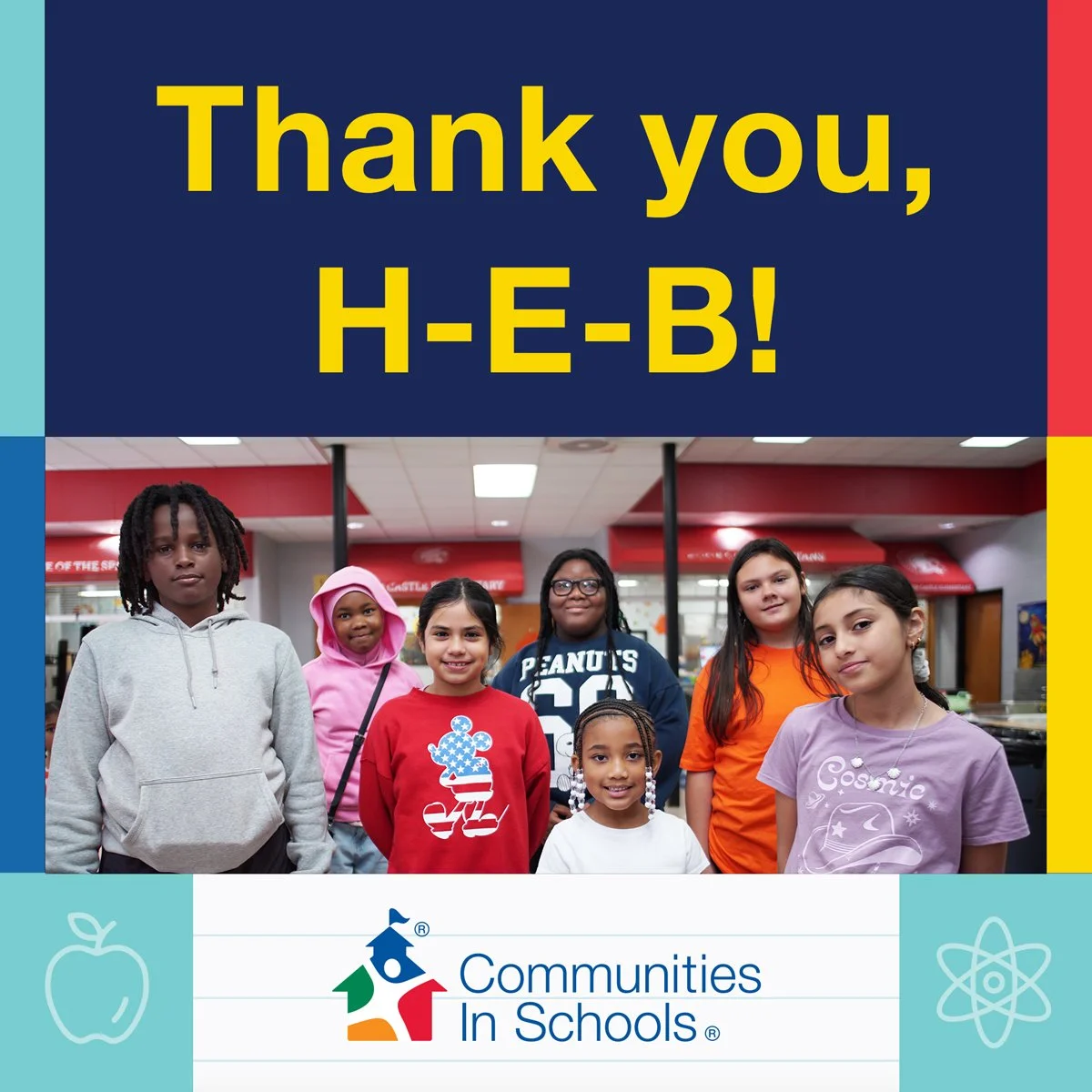 As students prepare to return to school, we are grateful for a community that believes every child deserves the opportunity to succeed. Thank you for helping make that possible. 

#HEBHelpingHere
#BackToSchoolTexas
#StudentSuccess
