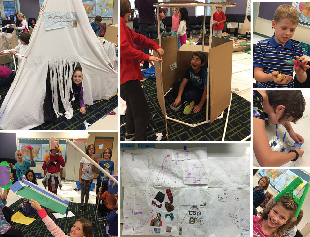 Photos from the Workshop 'Think, Design and &amp; Make Your Own Hideaway' By Caitlin Sweeney. A Design-Thinking Workshop for grades 3 -5.&nbsp;You can view photos from all other workshops here   