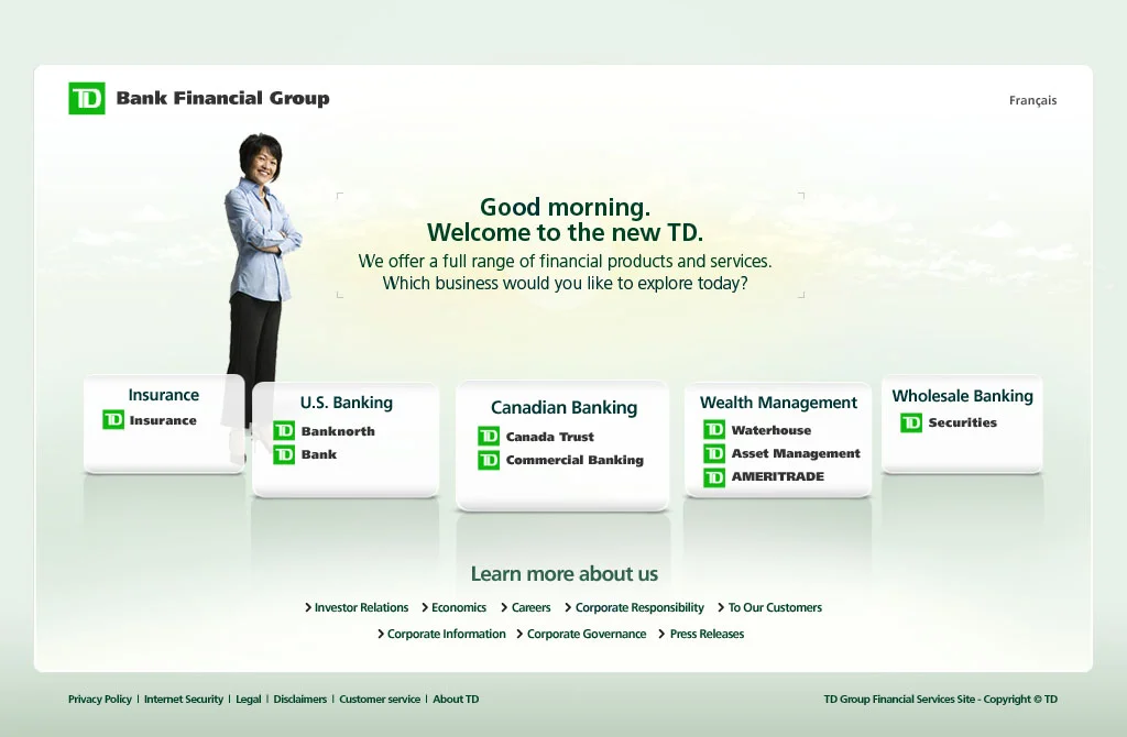 TD Gateway Page