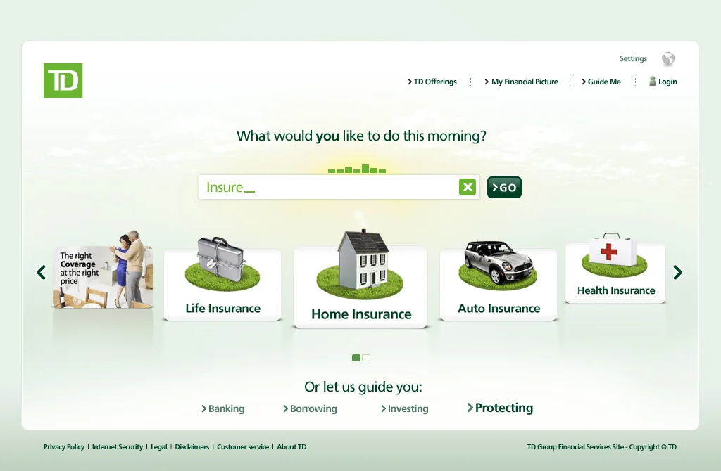 TD Bank - Insure Pg