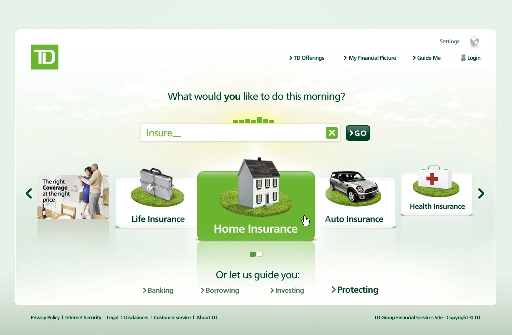 TD Bank - Insure Pg