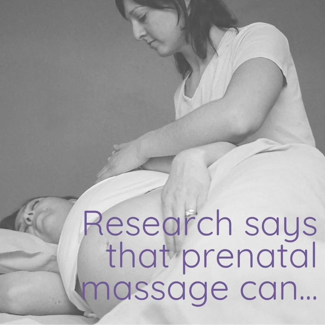 There are SO many benefits to receiving massage during your pregnancy. 

Reducing pain, improving mood, stress reduction and improved birth out comes are just a few. 

Stress is not good for you or the baby. Spending time on a regular basis on my tab