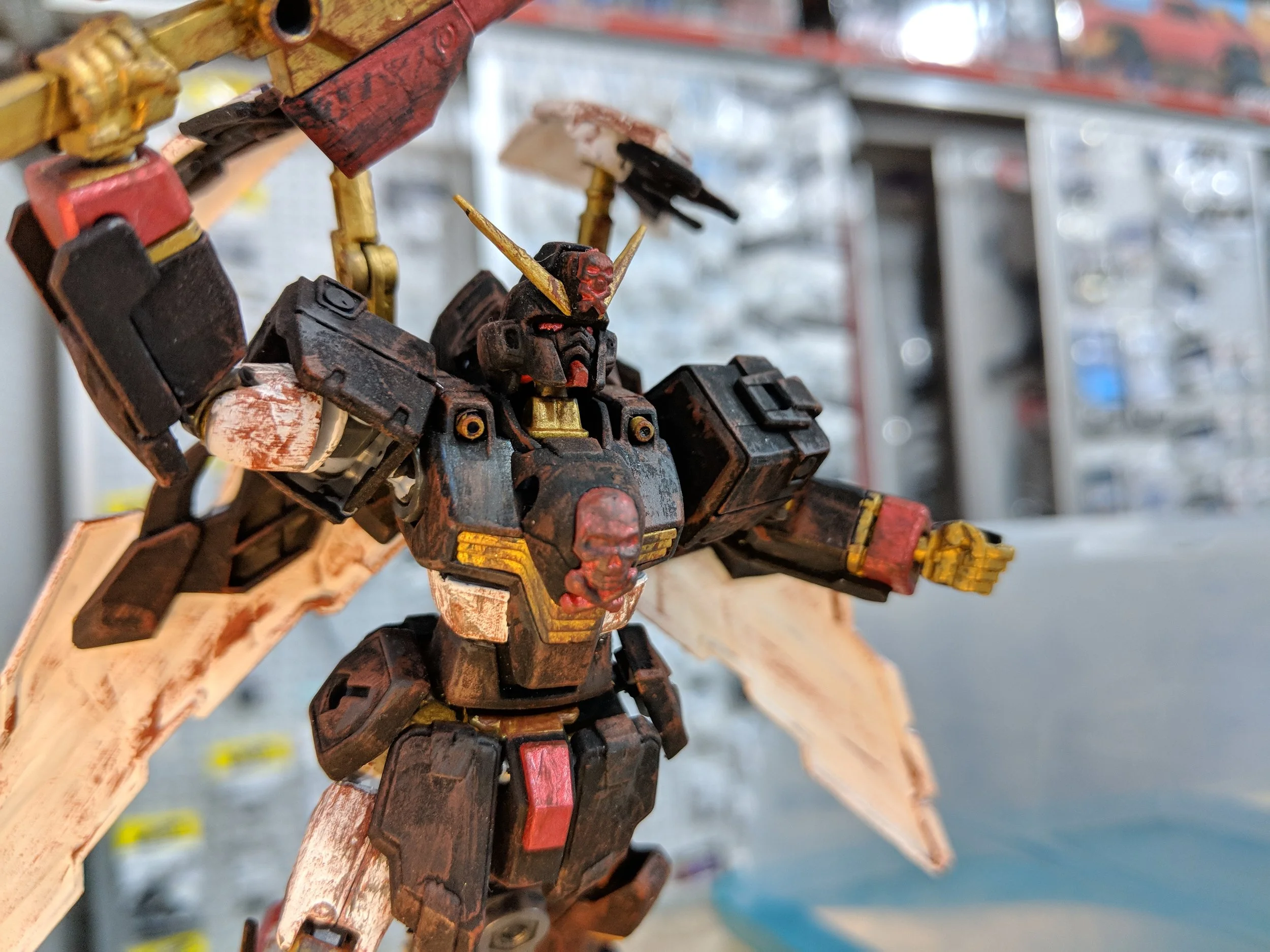 This was a great model, good weathering and it took best pose.