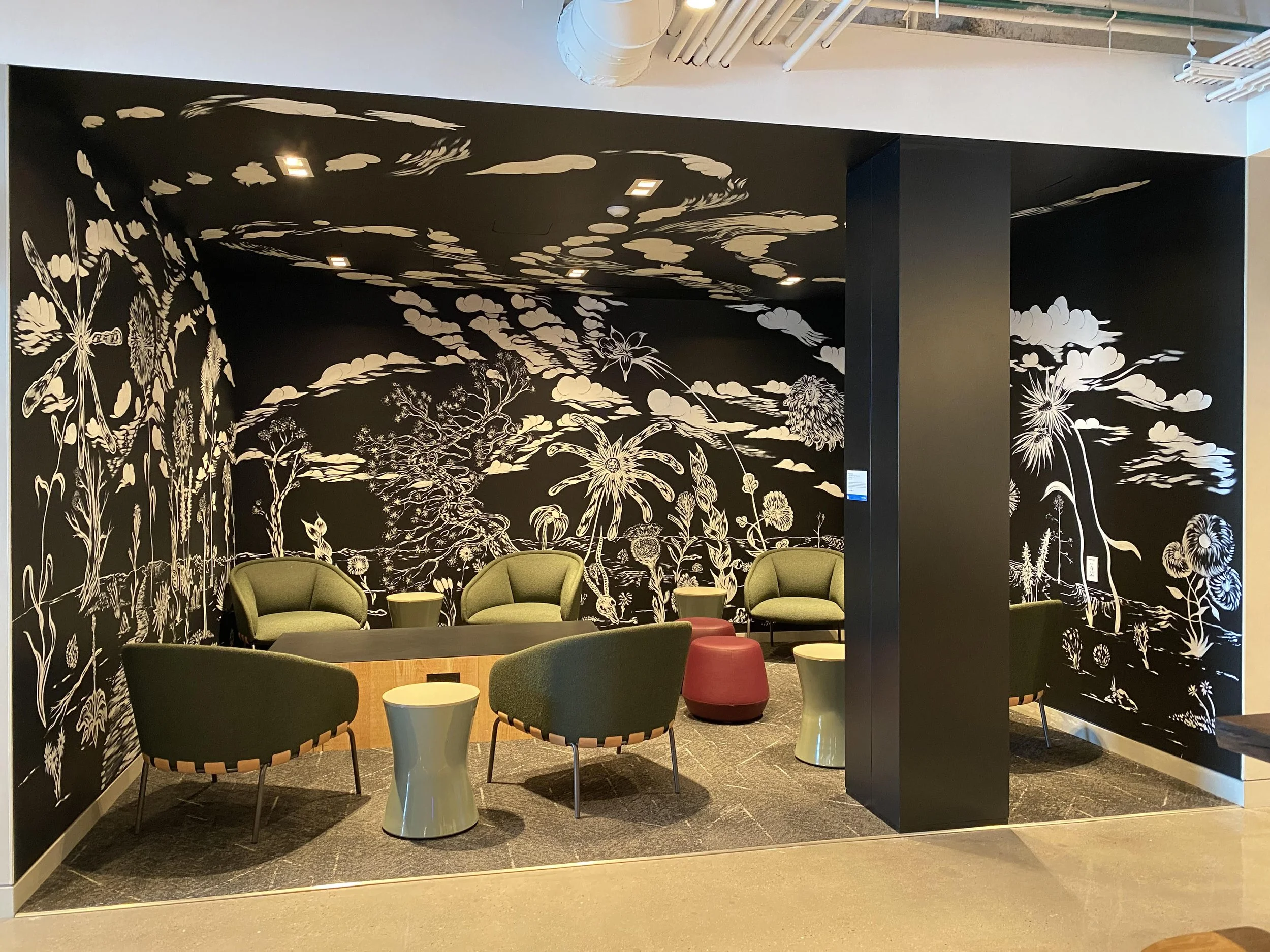 Mural at Denver International Airport