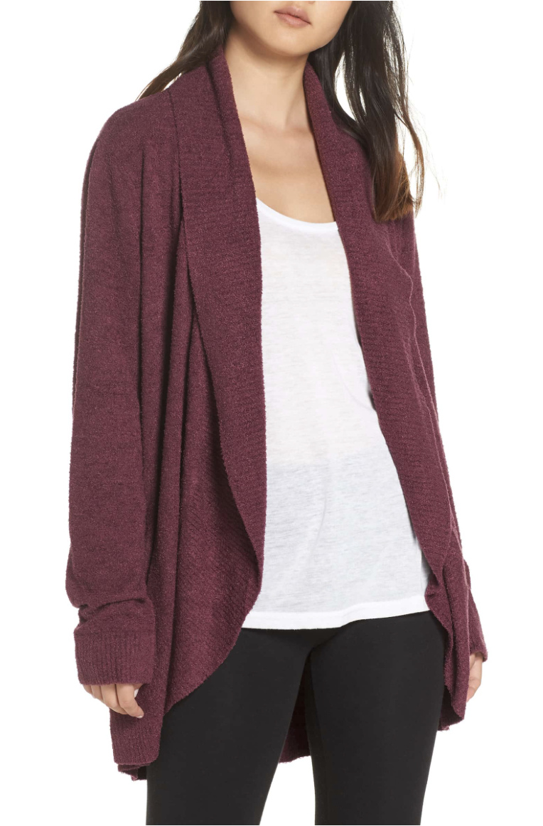 Barefoot Dreams Cardigan - Barefoot Dreams is known for their incredibly soft material and their cardigans are incredible. Moms, Sisters, Grandmothers, or any other gal would be ecstatic to receive one of these!