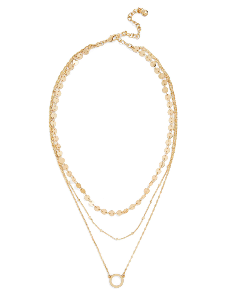 BaubleBar Layered Necklace - Layered necklaces have been really popular this year. This would be perfect any girl that loves jewelry and trendy pieces!