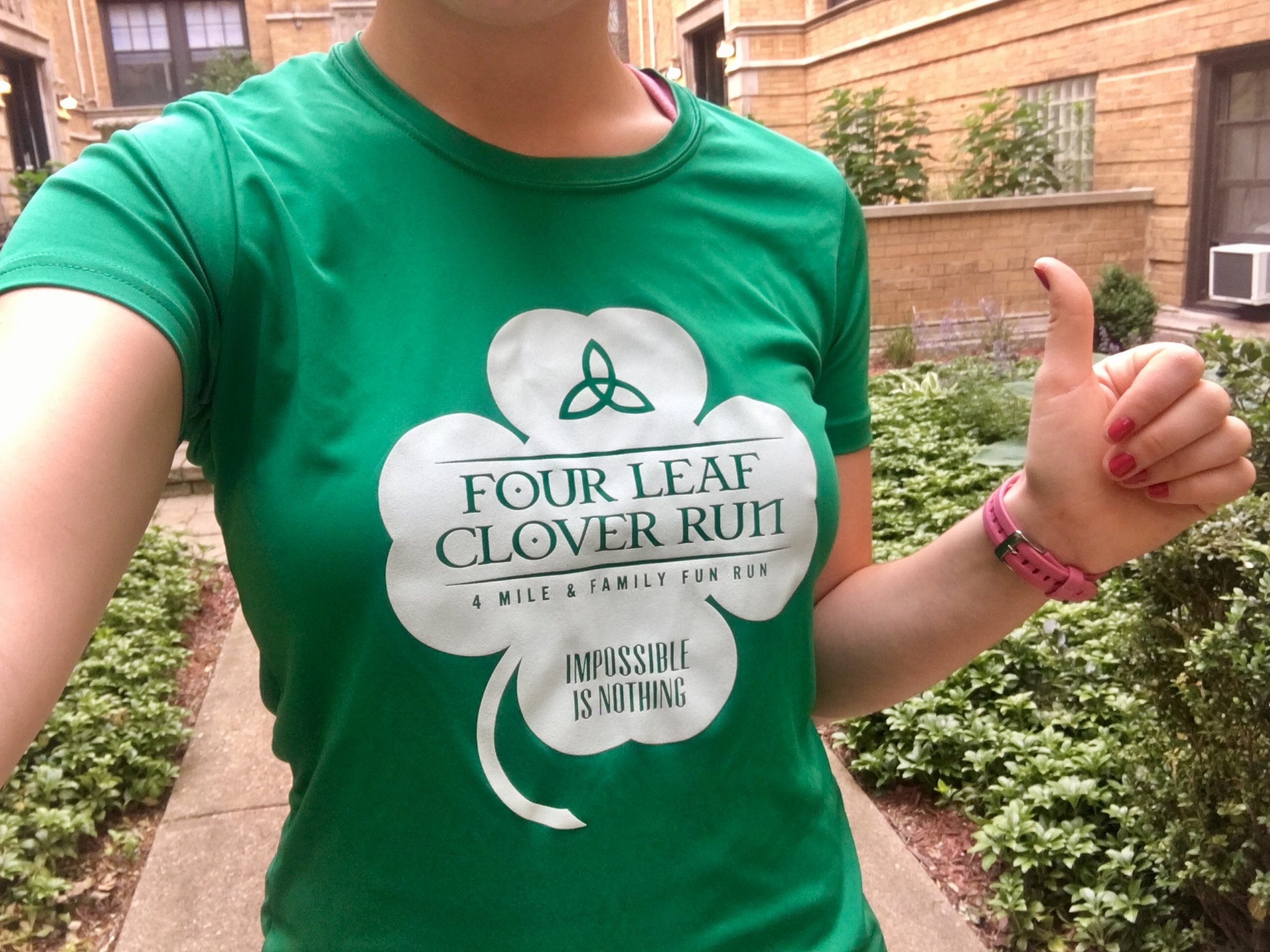 4 miles for The Four Leaf Clover Run from Chicago