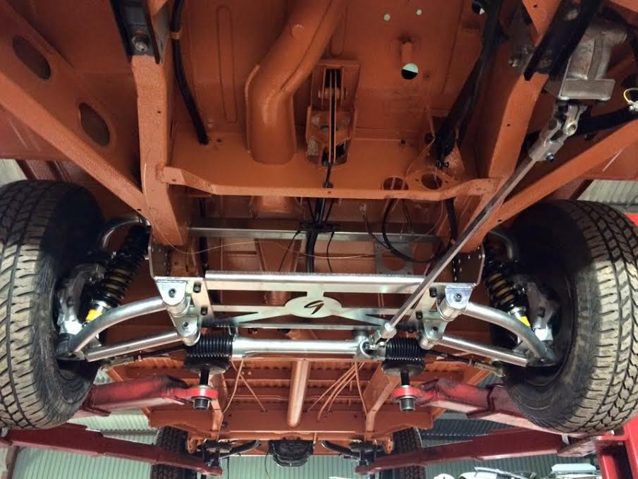 Wishbone suspension on VW T2