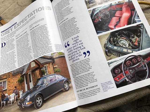 Another fantastic feature on our 911 T, this time in 911 &amp; Porsche world. Thanks for your kind words @ss9design 👌👌#Porsche #porsche911 #porscheworld #classicporsche #aircooled #flat6 #luftgek&uuml;hlt @stevewinter911