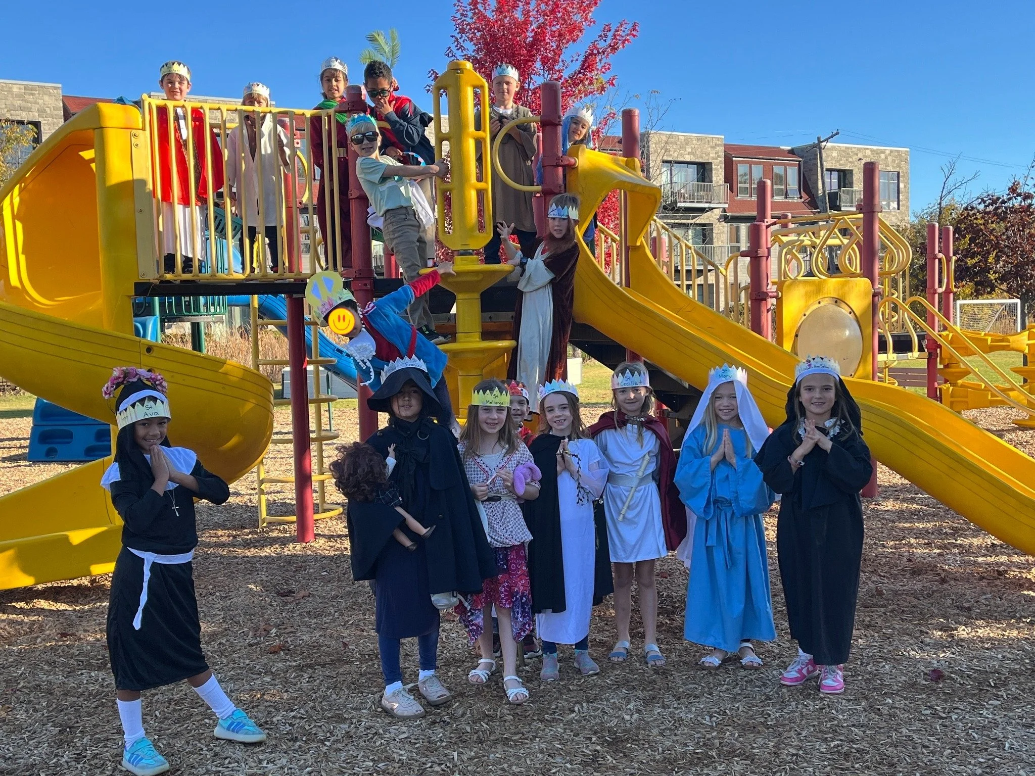 So joyful to see little saints running around on this beautiful fall day!  Wishing everyone a blessed All Saints Day this weekend! 😇