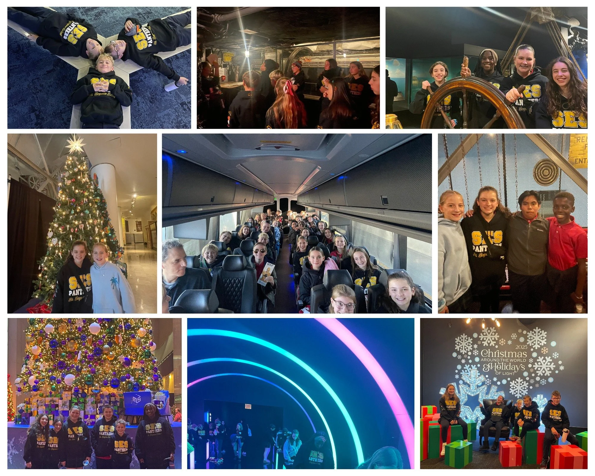 Yesterday our middle school had an action-packed day the @msichicago  where they experienced Christmas Around the World &amp; Holidays of Light, learned about the history of mining, and much more!