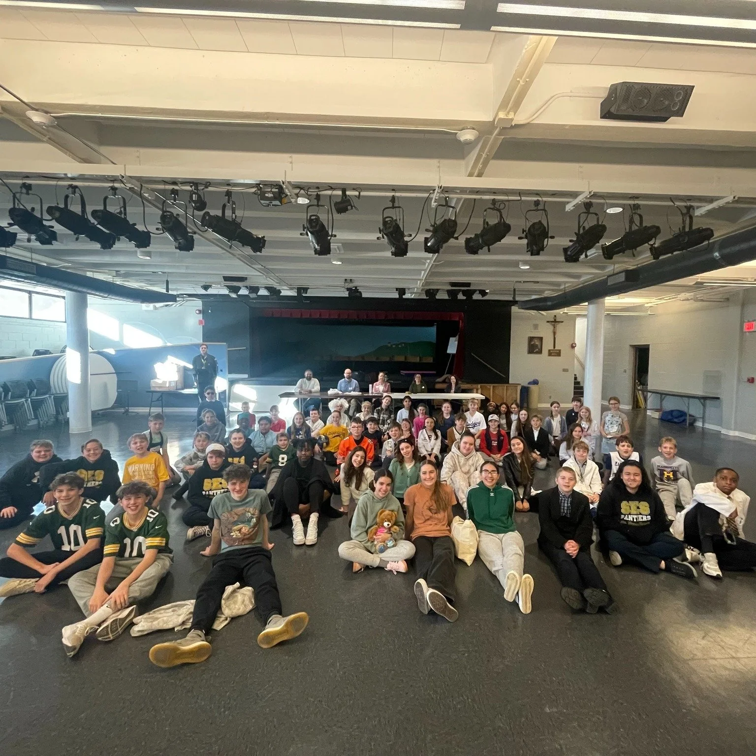 On Thursday of Catholic Schools Week, we celebrated vocations.  Students dressed in the clothing of their future vocations.  They also had the opportunity to hear from parent speakers who came in to talk about their own vocations, how they found thei