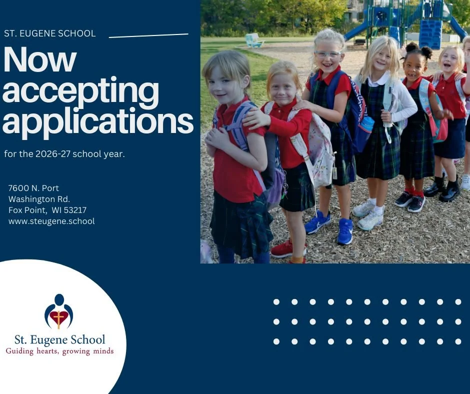 Registration for 2026-27 is now open!  You can register online today using the School Website link in our bio.