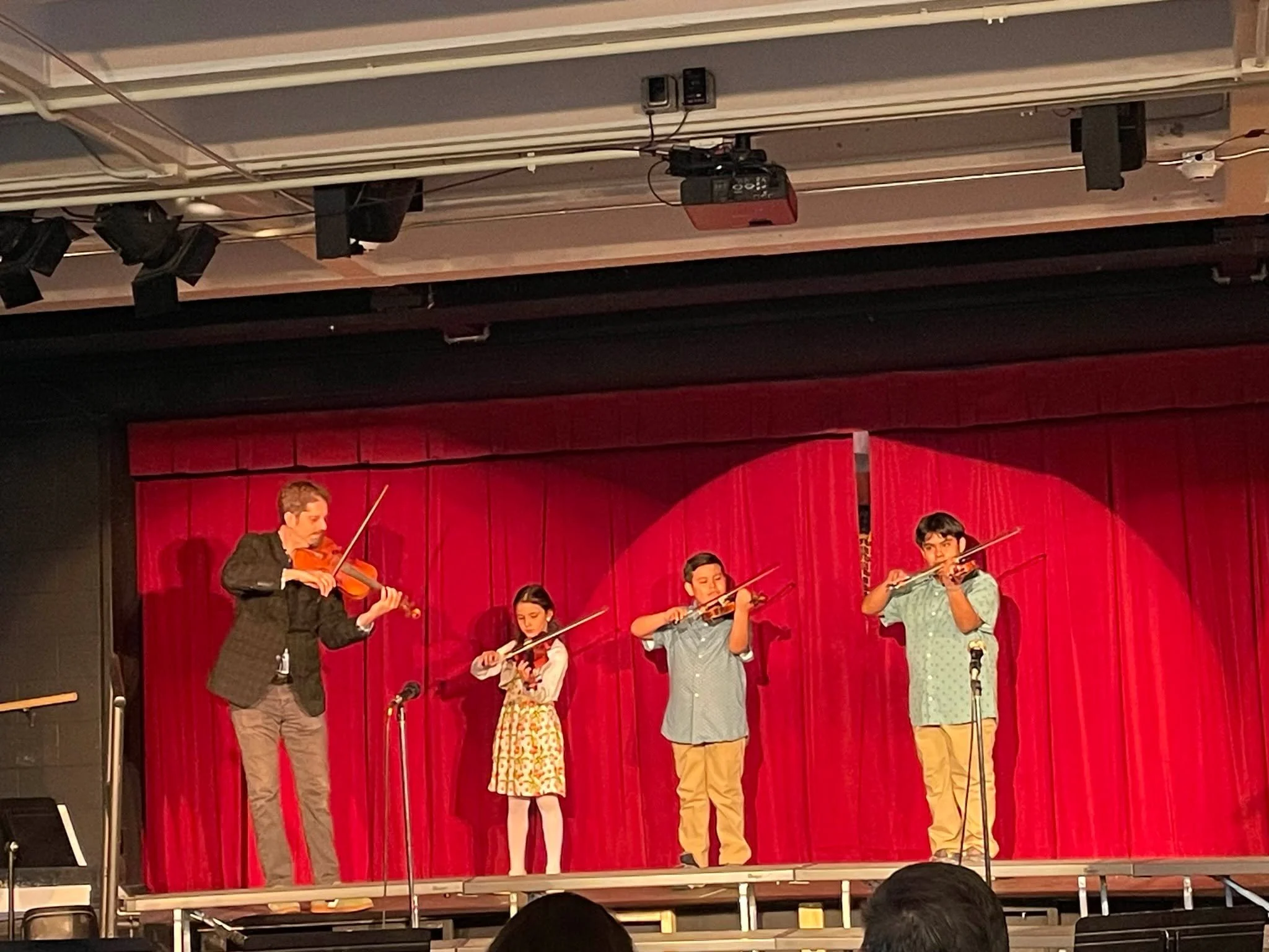A few scenes from our amazing spring concert last night.  Congratulations to all of our musicians on a beautiful performance, and especially to our eighth grade class who brought the house down with a Sweet Caroline singalong!