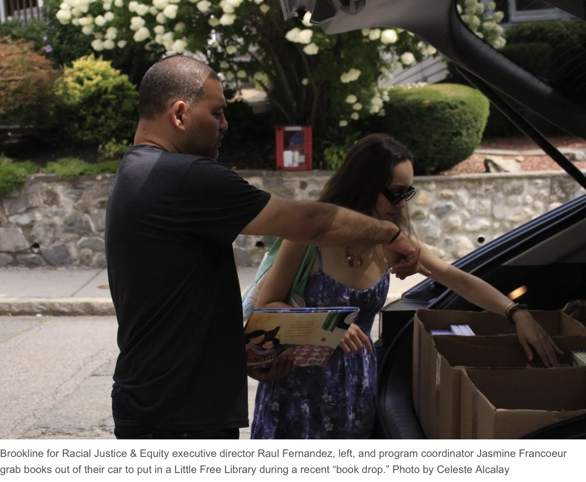 In a summer ‘book drop,’ local nonprofit aims to diversify Brookline’s Little Free Libraries