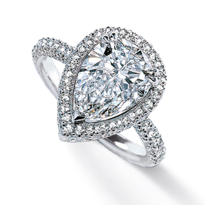 DIAMOND PEAR RING