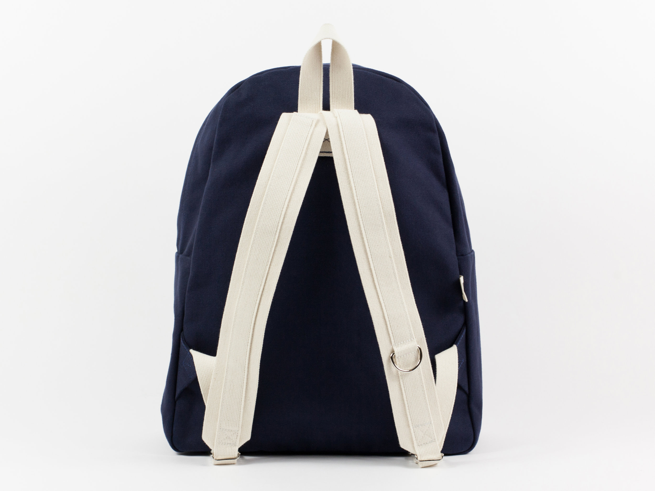 Blk_Pine_Simple_Canvas_Backpack_Navy_back.jpg