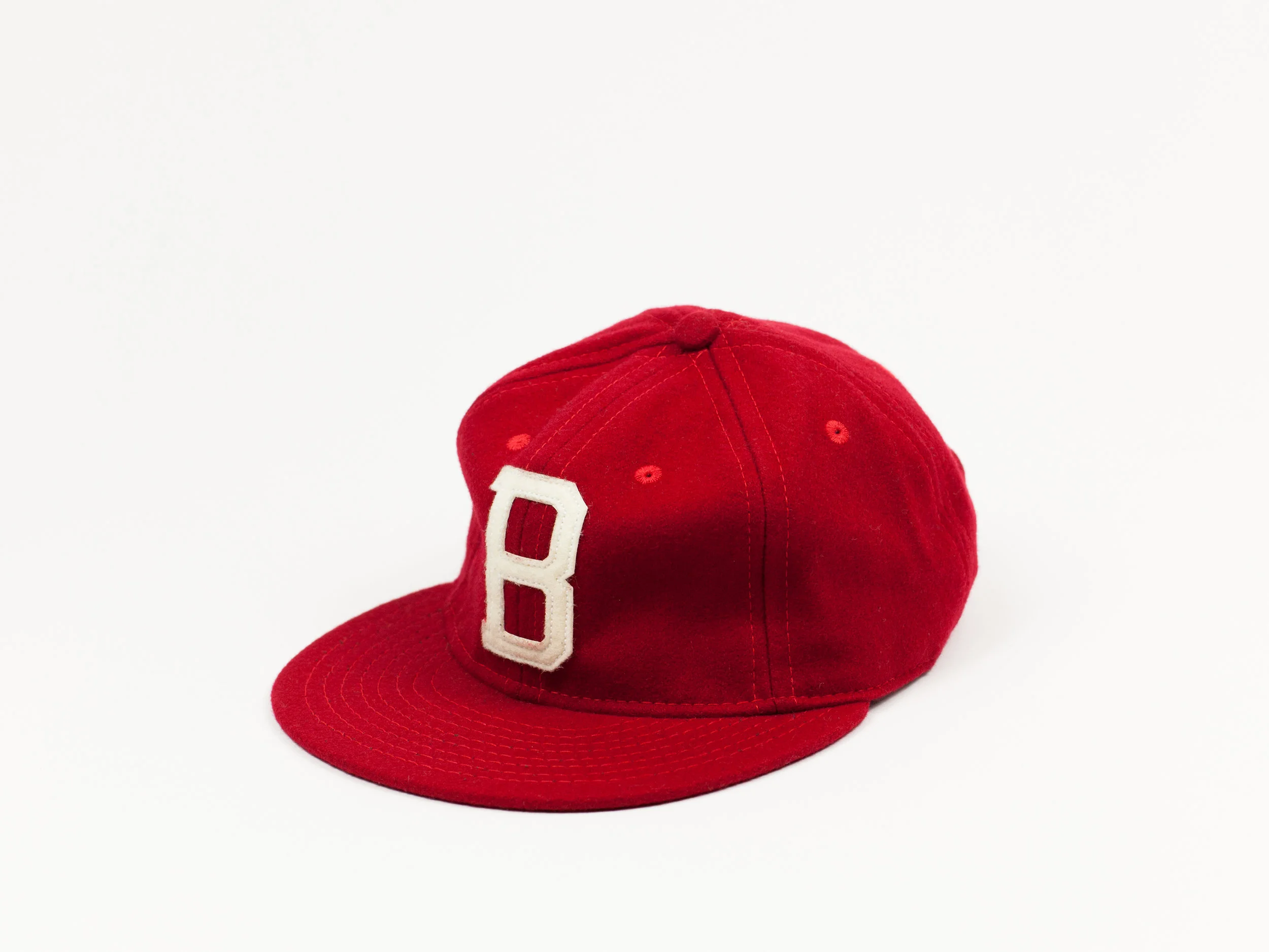 Minor League Wool Ball Cap - Red