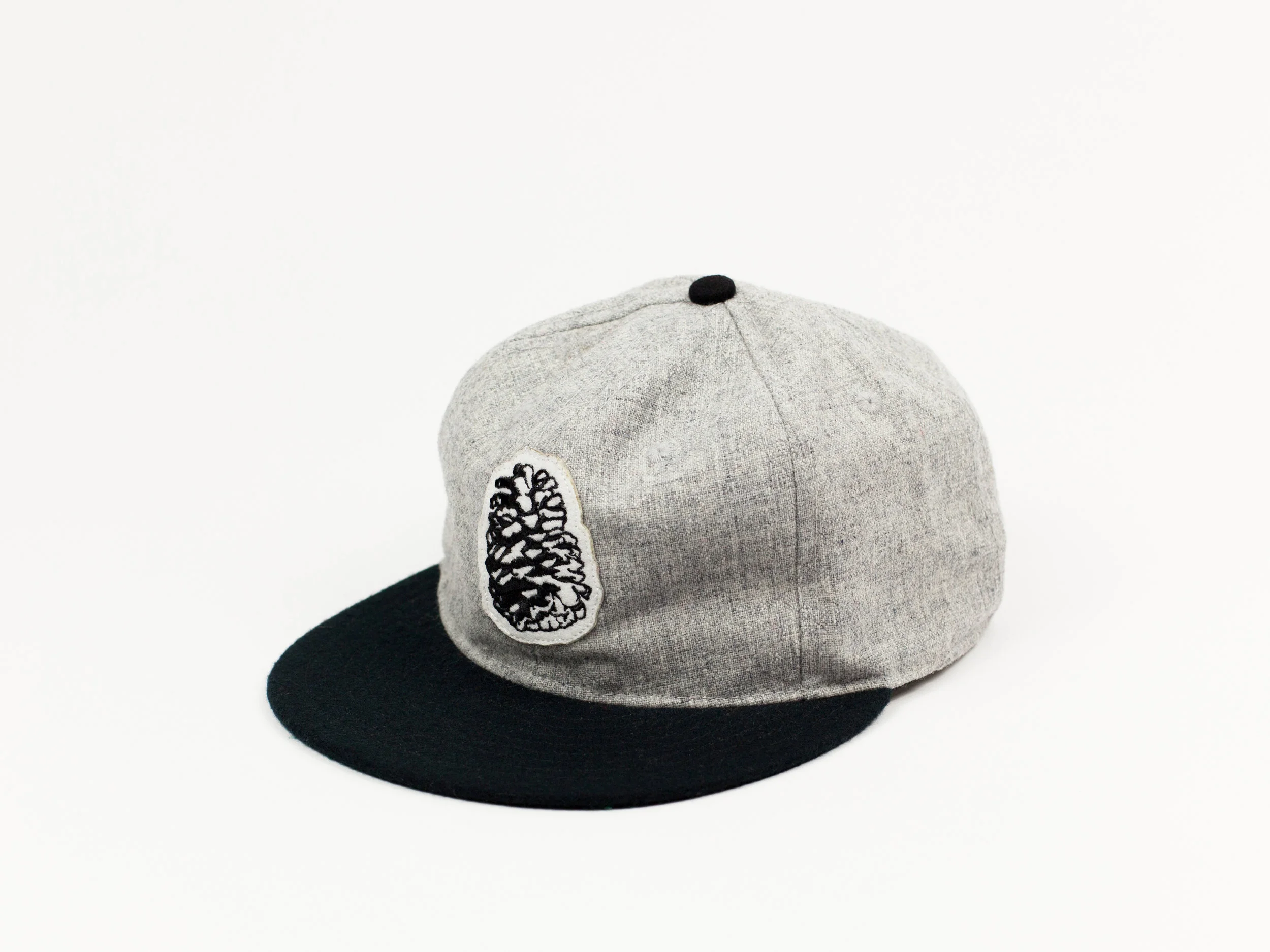 Pine State Wool Ball Cap - Grey