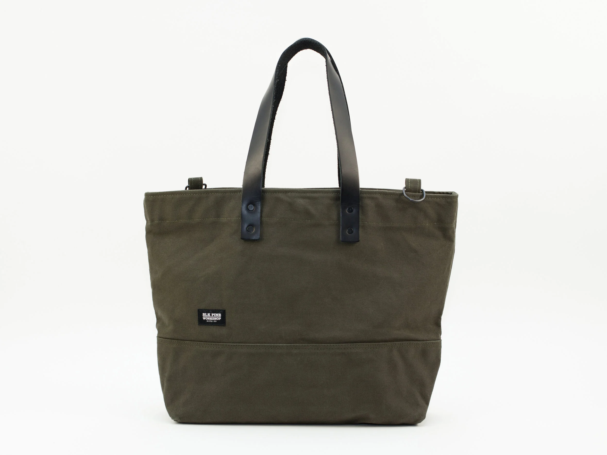 Blk_Pine_Classic_Leather_Canvas_MediumTote_Olive_front.jpg