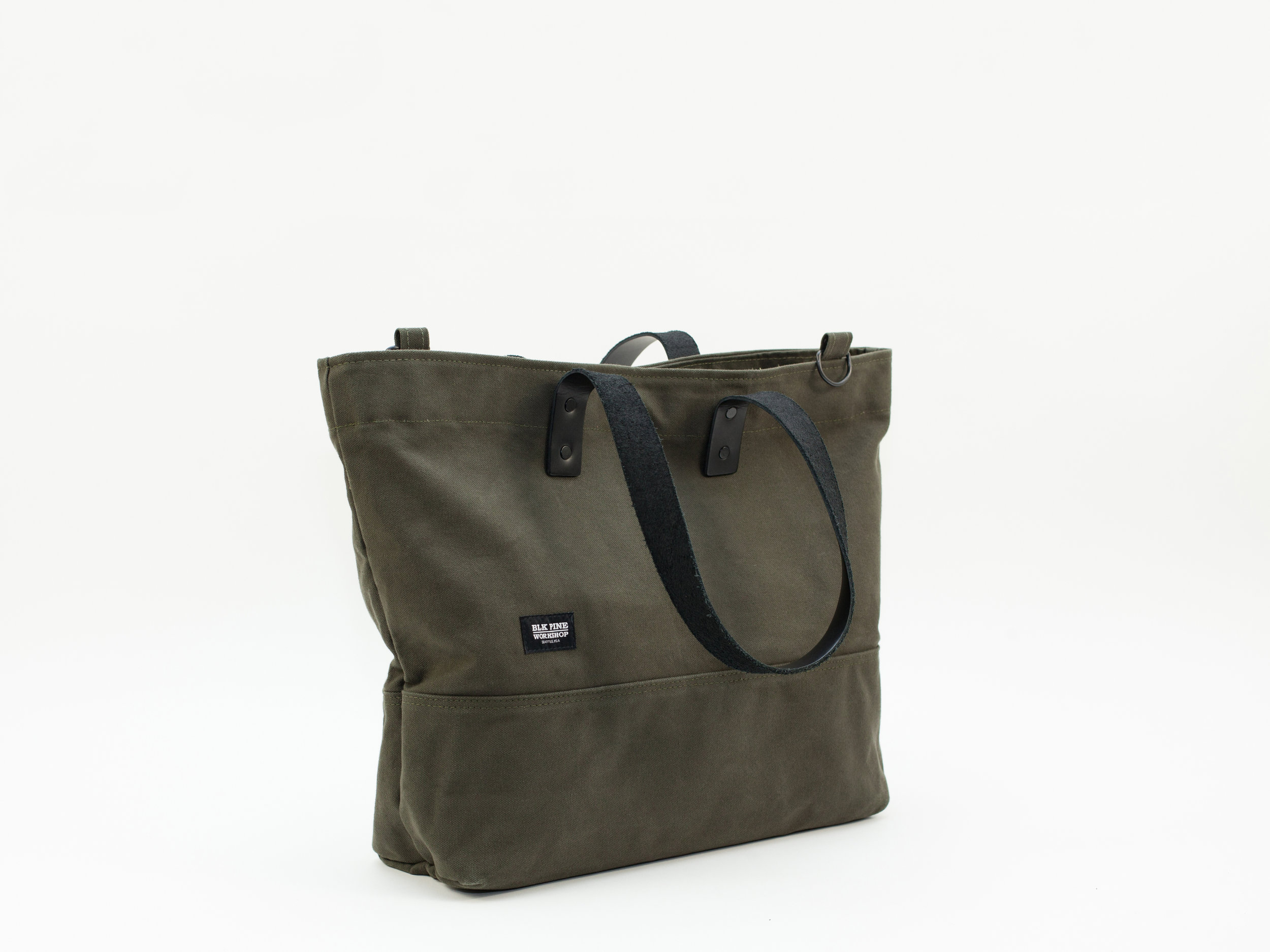 Blk_Pine_Classic_Leather_Canvas_MediumTote_Olive_angledside.jpg