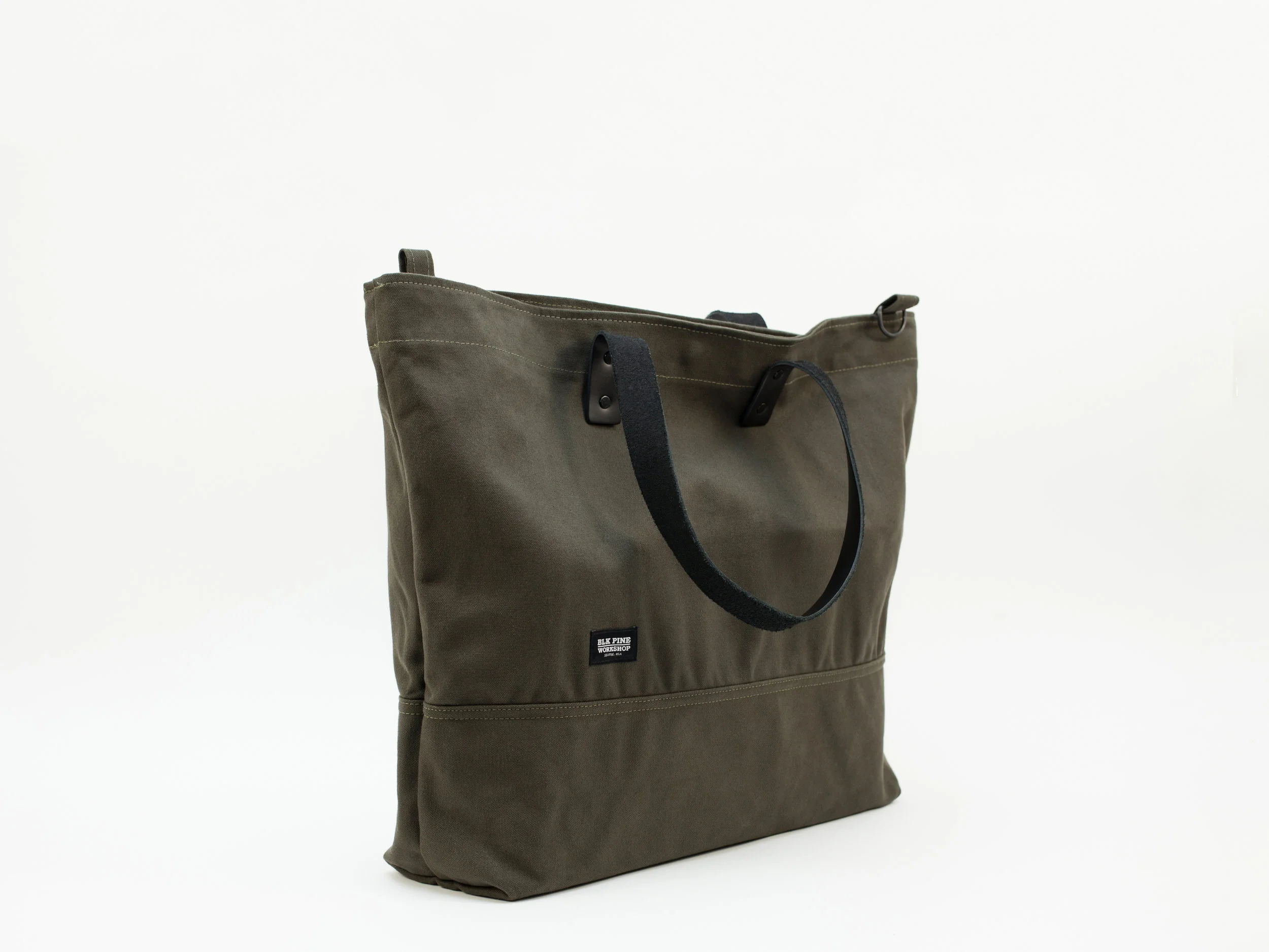 Blk_Pine_Classic_Leather_Canvas_LargeTote_Olive_angledside.jpg